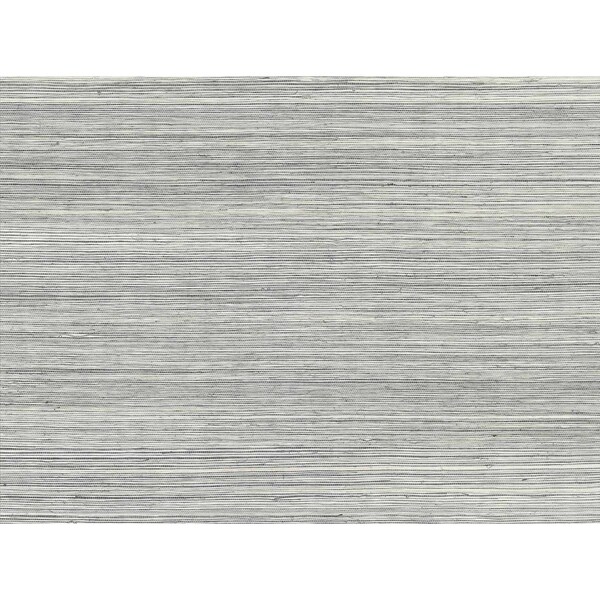 A-Street Prints Baishin Silver Grasscloth Wallpaper 2829-82024 - main