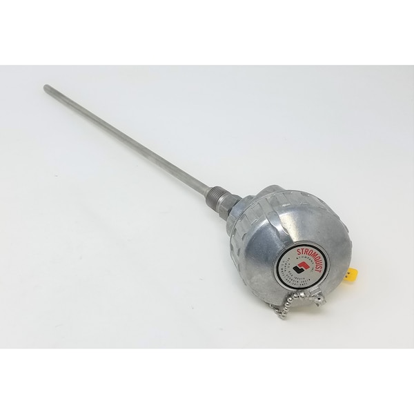 Pyromation 6in Type J - 3/8in 316SS Sheath - 1/2in J68G-006-00-6HN31 - main