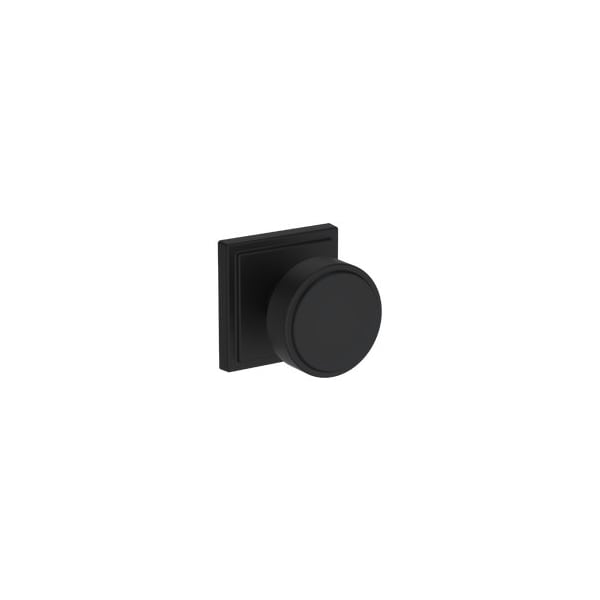 Baldwin Residential Door Knobs Full Dummy Reversible Satin Black FDVASSSR190 - main