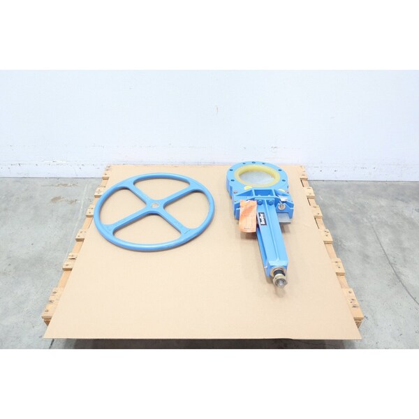 Newcon MANUAL IRON FLANGED KNIFE GATE VALVE 8IN 150 KGV - main