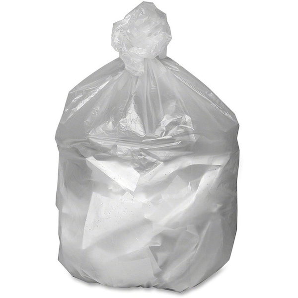 Good N Tuff 45 gal Trash Bags, 40 in x 46 in, Medium-Duty, 10 microns, Natural, 250 PK GNT4048 - main