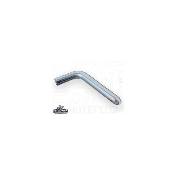 Huyett Bent Hitch Pin, Zinc Plated, 0.500 in Dia x 2.500 in Effective L x 0.156 in Hole Dia BTP-0500-2500 - main