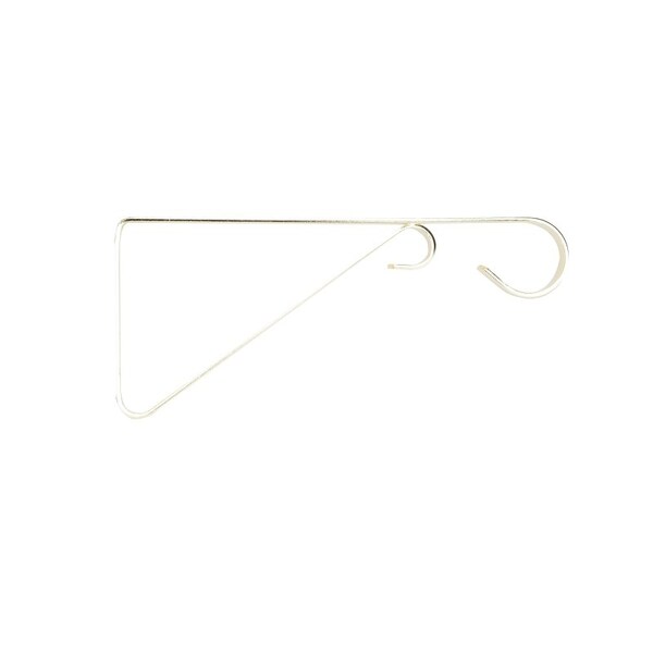 Landscapers Select Hanging Plant Bracket, 9-5/8 L, Steel, Brass, Wall Mount Mounting GB0343L - main