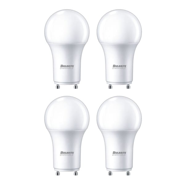 Bulbrite 15W LED A19 100W EQUIV PREMIUM DIMMABLE 3000K GU24 120V-4PK 862739 - main