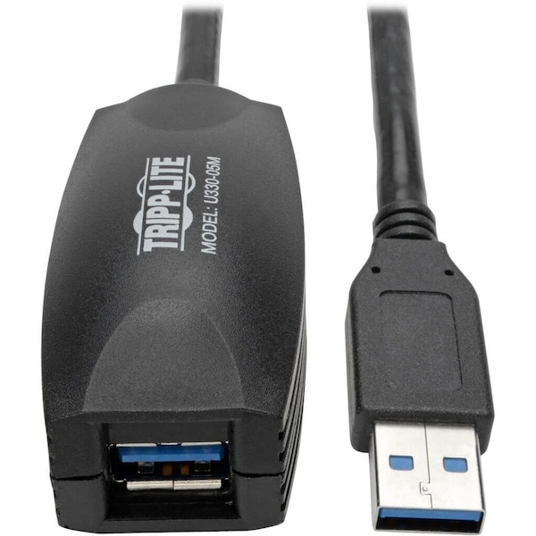 Tripp Lite Eaton Tripp Lite Series USB 3.0 SuperSpeed Active Extension Repeater Cable (A M/F), 5M (16.4 ft.) U330-05M - main