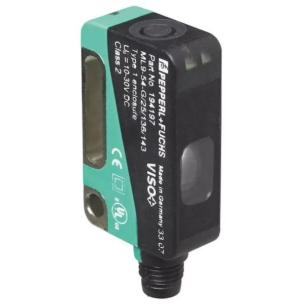 Pepperl + Fuchs Photo Sensor - Retro Clear, 50PK ML9-54-G/25/136/143 - main