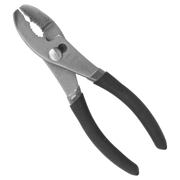 Vulcan Slip Joint Plier, 6 in OAL, 1 in Jaw Opening, Black/Blue Handle, Non-Slip Handle, 1 in W Jaw PC916-21 - main