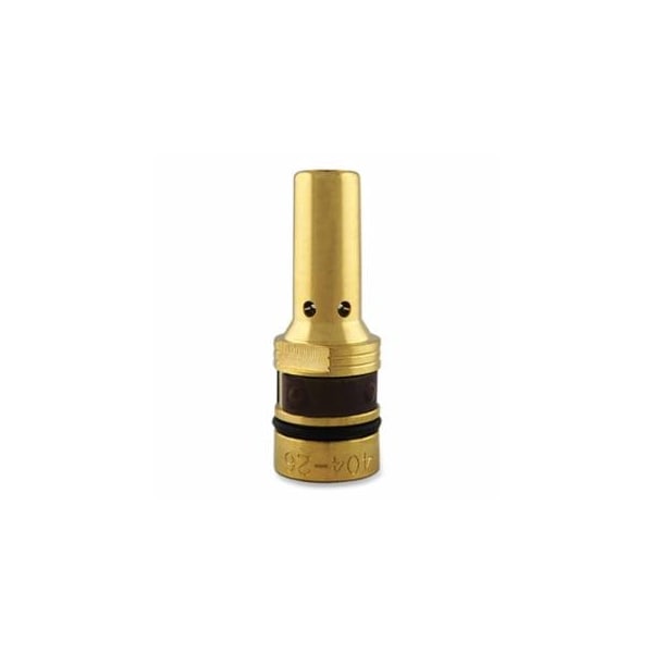 Bernard Tough Lock Retaining Head, Heavy-Duty, Slip-On, 0.023 in to 0.125 Wire, Brass, 25PK 360-404-26-25 - main