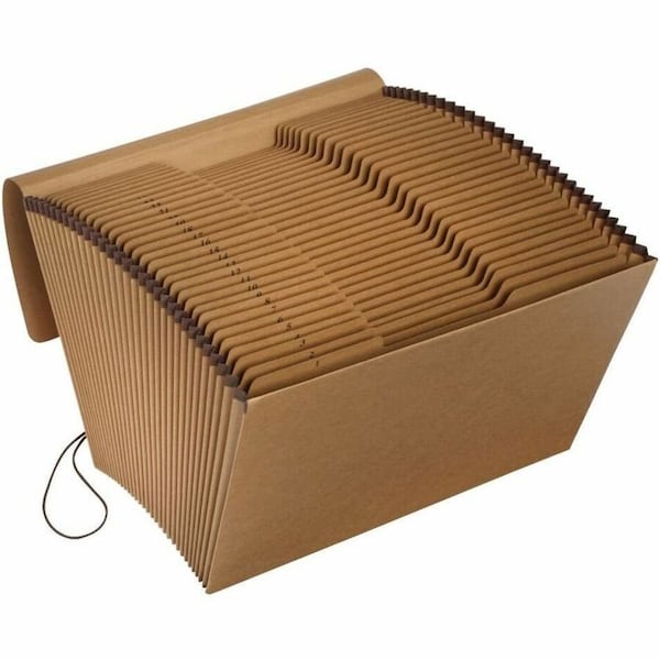 Tops Business Forms Pendaflex, KRAFT INDEXED EXPANDING FILE, 31 SECTIONS, 1/31-CUT TAB, LEGAL SIZE, BROWN K19DOX - main