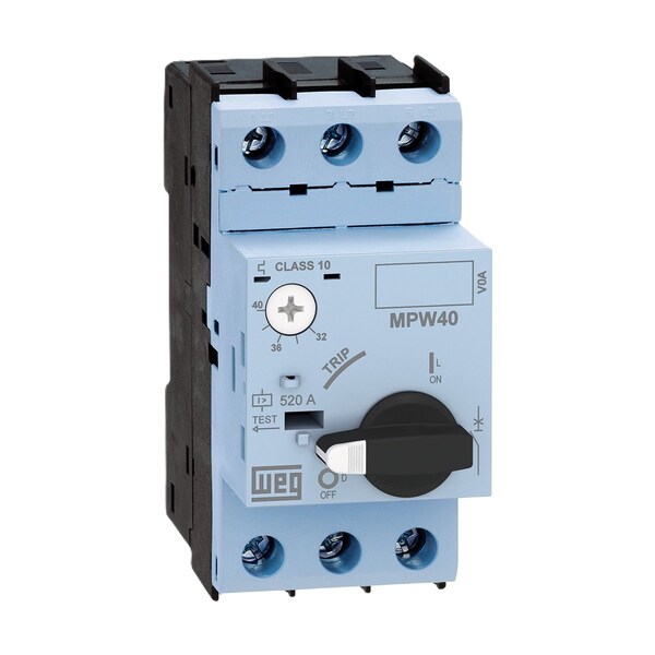 Weg Mpw40-3-D016 Weg Mtr Protector 1-1, 6A 40A, Screw Terminal 3P, 690V MPW40-3-D016 - main