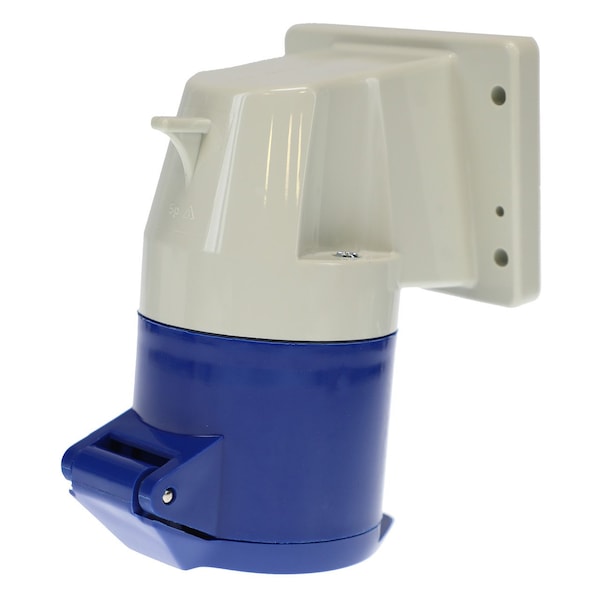 Walther-Werke Pin and Sleeve Receptacle, 30A, 3øY 120/208 or 230, 3 Phase, 3 Pole, Blue, NEMA Not Rated 534509 - main