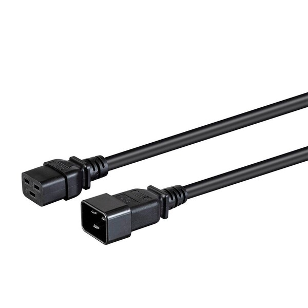 Monoprice Heavy Duty Extension Cord - IEC 60320 C20 to IEC 60320 C19_ 12AWG_ 20A 35059 - main