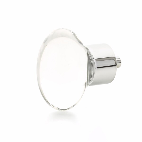 Schaub City Lights Oval Glass Knob Polished Chrome Finish 60-26 - main
