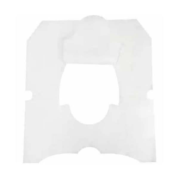 Hospeco Evogen Toilet Seat Covers, White, Half Fold - Case of 3000 EVNT-3125 - main
