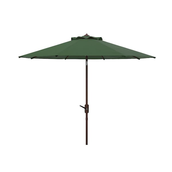 Safavieh 9 ft. Ortega Crank Umbrella, Hunter Green PAT8001H - main