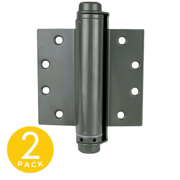 Trans Atlantic Co. 7 in. x 7 in. Single Acting Barrel Spring Square Corner Door Hinge with Fixed Pin - Pack of 2 DH-5500SA77-USP - main