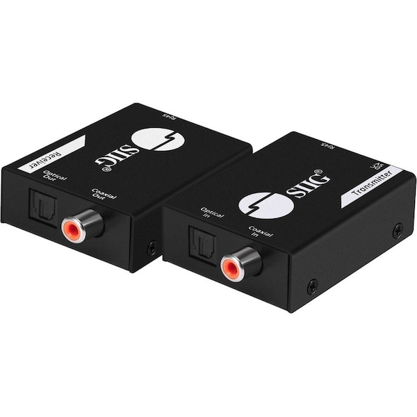 Siig Extend Your Digital Audio (Coaxial & Toslink) Signal Up To 990Ft CE-AU0411-S1 - main