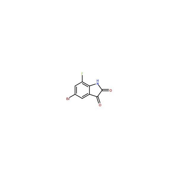 Ak Scientific 5-Bromo-7-fluoroindoline-2, 3-dione (1g), CAS 380431-78-7 4888AB-1g - main