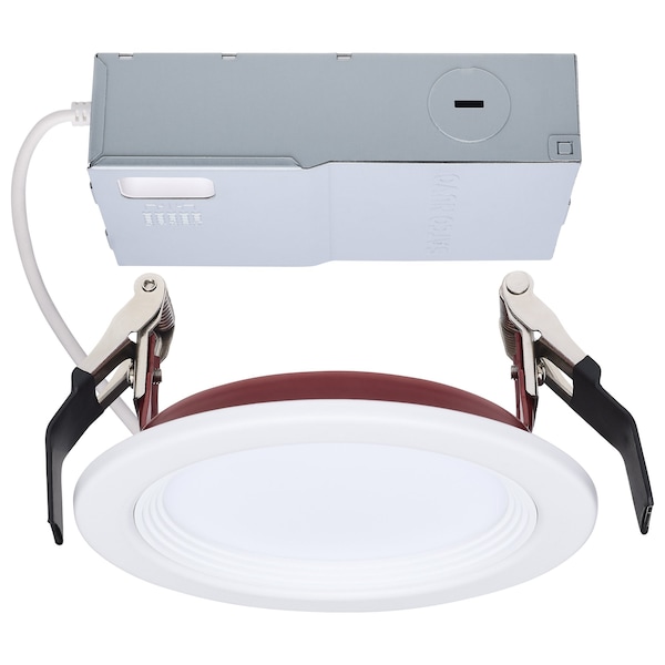 Satco 10W LED Fire Rated 4in Direct Wire Downlight CCT Selectable Round Remote Driver S11865R1 - main