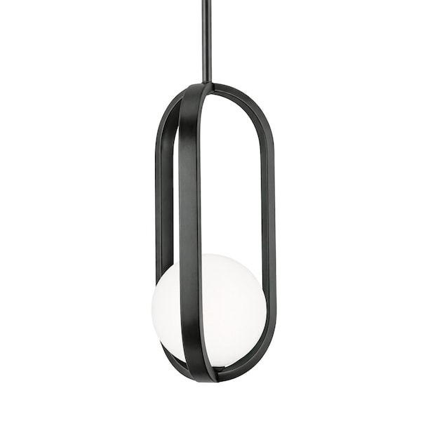 Afx Milan, 7'' LED Pendant, Black MLNP07LAJUDBK - main