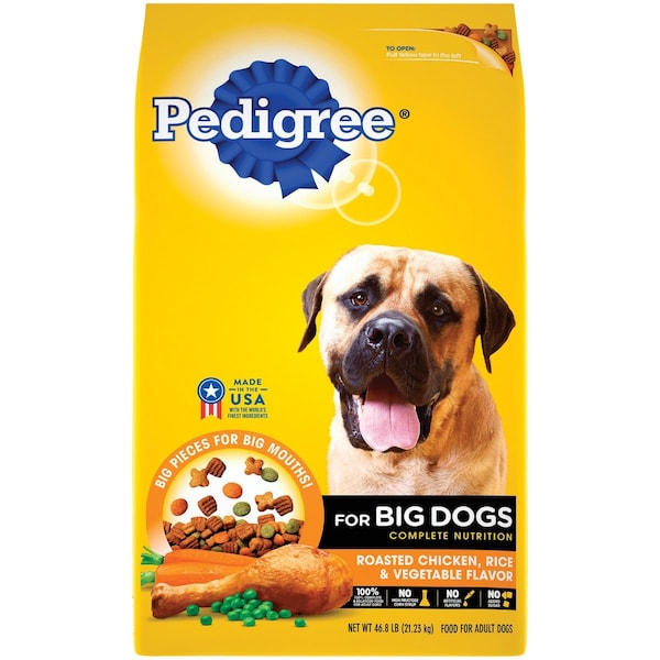 Pedigree Complete Nutrition 46.8 Lb. Roasted Chicken Rice & Vegetable Large Breed Adult Dry Dog Food 797032 - main