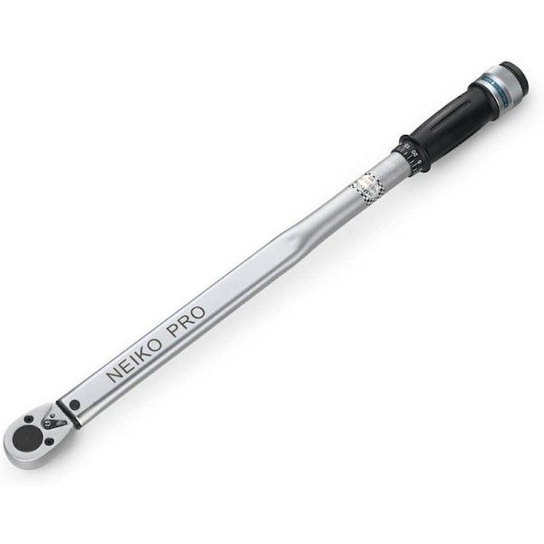 Neiko 0.5 in Dr. Adjustable Click Torque Wrench, 25 in 03709B - main