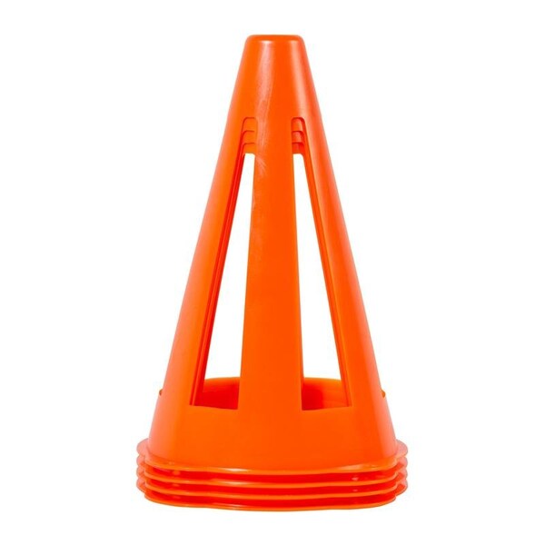Franklin Sports SAFETY CONES ORG PLST 9 IN., 4PK 3130S1 - main