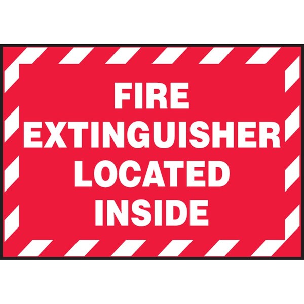 Accuform Safety Label, 5 in, 3.5 in, Adhesive Dura-Poly LVHR565XVE - main