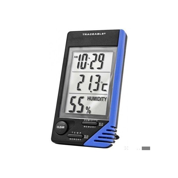 Cole-Parmer Instrument Co Control company 4040 tra ceable thermometer/clock 90080-06 - main