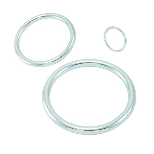 Tc International 0.21 x 1.25 in. Round Steel Rings, 316 Stainless Steel, 10PK 39209S - main