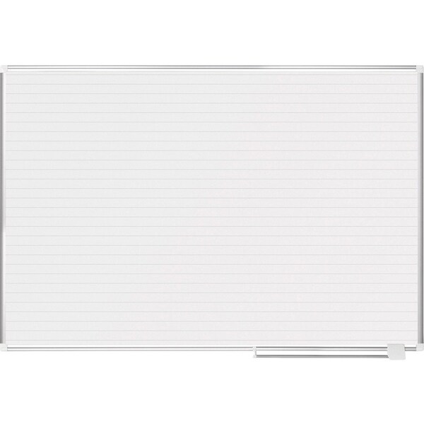 Bi-Silque MasterVisi, Ruled Planning Board, 72 X 48, White/silver MA2794830 - main