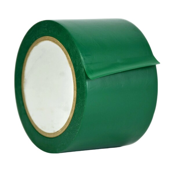 Wod Tape PVC, Emerald Green, 4 inch (96mm) W., 6 mil Thickness, 12 PK WOD VTC606-04000-12-60-EMG - main