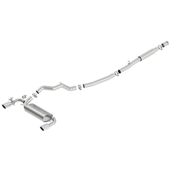 Payasadas Cat-Back Exhaust System with Polished Tips for 2016-2017 Focus RS Active Sport PA2058345 - main
