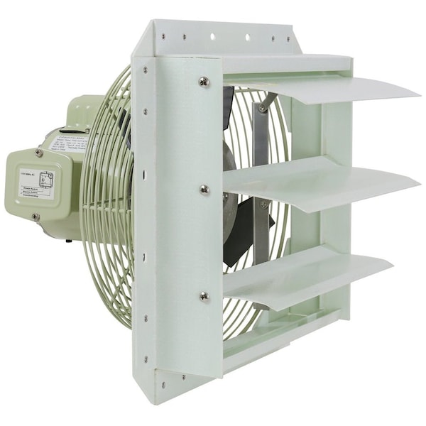 Iliving 12-Inch Corrosion Resistance Shutter Exhaust Fan, Single Speed ILG8SF12S-CR - main