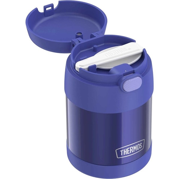 Thermos 10-Ounce FUNtainer Vacuum-Insulated Stainless Steel Food Jar (Purple) F3100PU6 - main