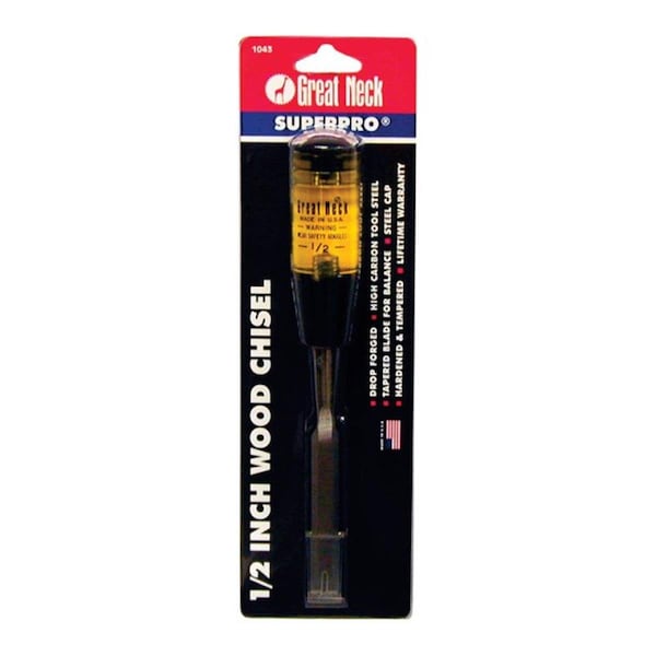 Great Neck Saw Mfg. Great Neck 1043 Pro Wood Chisel 0.5 in. 1581958 - main