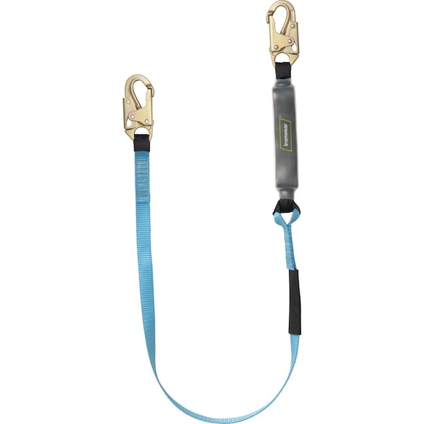 Ironwear Single Leg External Shock Absorbing Lanyard w/ Snap Hooks 2342 - main