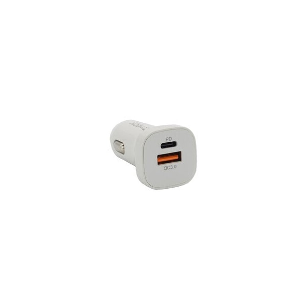Cable Wholesale Fast USB PD 20 watt & QC3 18 watt Car Charger, Type-C and A ports (C2055) 30W1-40000 - main