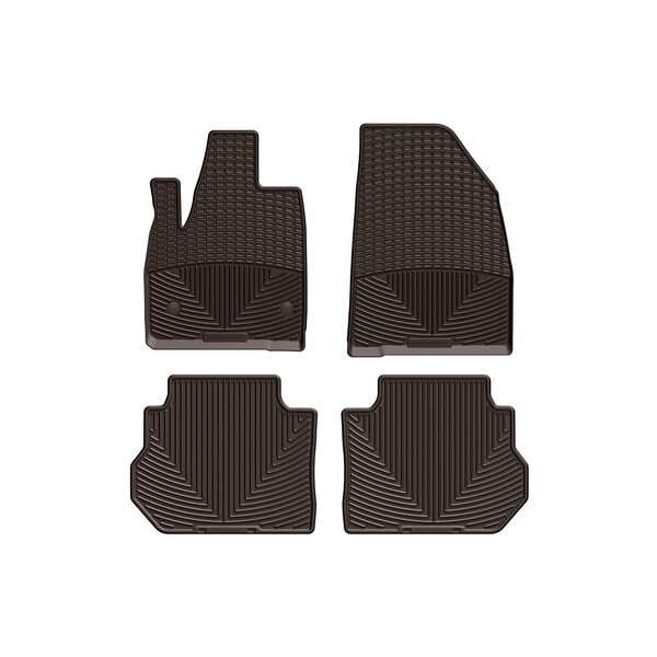 Weathertech Cocoa, Front and Rear All Weather Floor Mats W418CO-W535CO - main