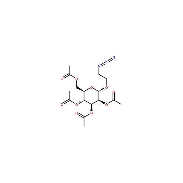 Ak Scientific 2-Azidoethyl 2, 3, 4, 6-tetra-O-acetyl-alpha-D-mannopyranoside (1g), CAS 140428-83-7 AG1028-1g - main