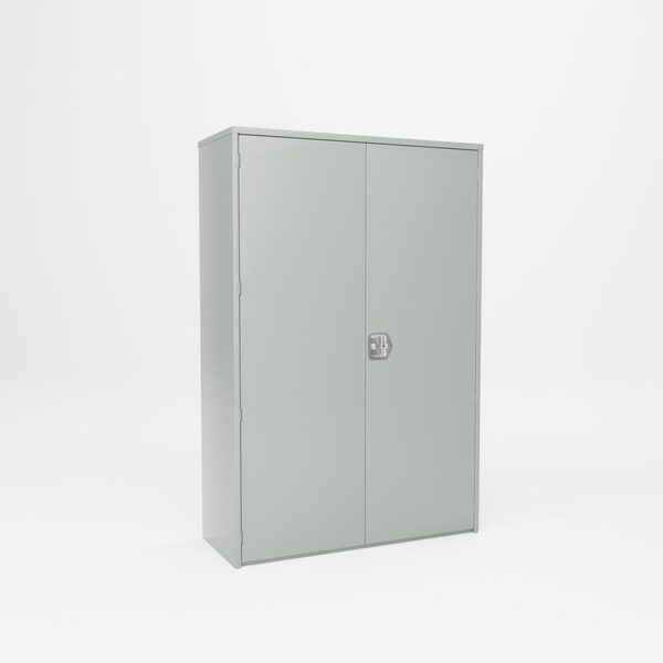 Pucel Double Door Storage Cabinet, 48 in W x 72 in H x 19 in D, 4 Adjustable Shelves, Light Blue HDSC-4872-19-4-DD - main
