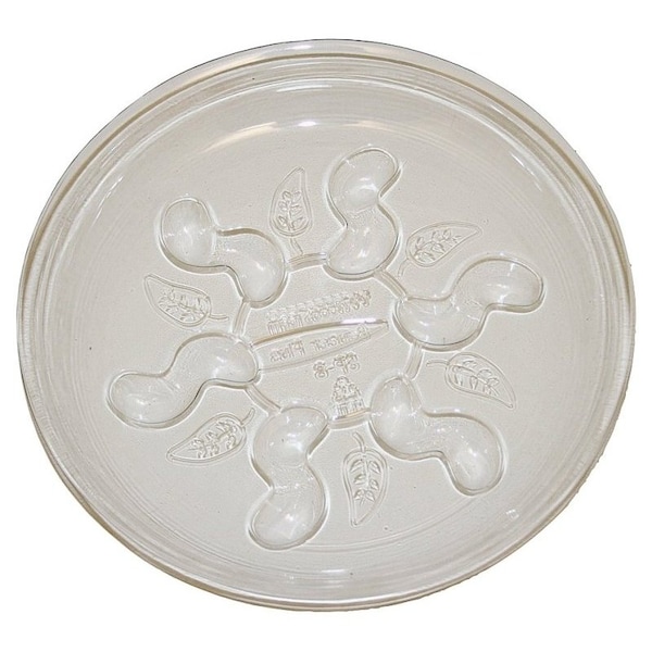 Gardeners Blue Ribbon Saucer Plus Waterproof Plant Saucer, 16 in Dia, Plastic, Clear SP16 - main