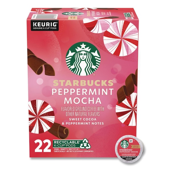 Starbucks Peppermint Mocha K-Cup, 22PK 12437832 - main