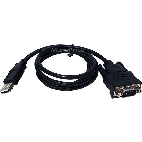 Monoprice USB to Serial Convert Cable ( DB9M / USB A Male) - 3FT 3726 - main