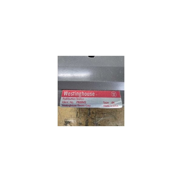 Westinghouse Heavy Duty Pushbutton Operator, Heavy-Duty, 2-Hole Control Station Typically Used In PB2EM2 - main