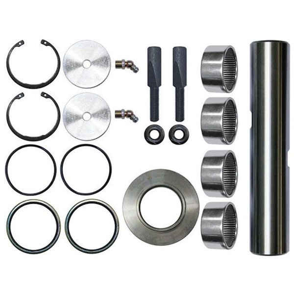 Ilc FREIGHTLINER CASCADIA 125 YEAR 2016 DOUBLE DRAW KING PIN KIT DRIVER SIDE Heavy Duty Replacement Part FRTLNR CASC 125 2016 DOUBLE DRAW KING PIN KIT LH - main