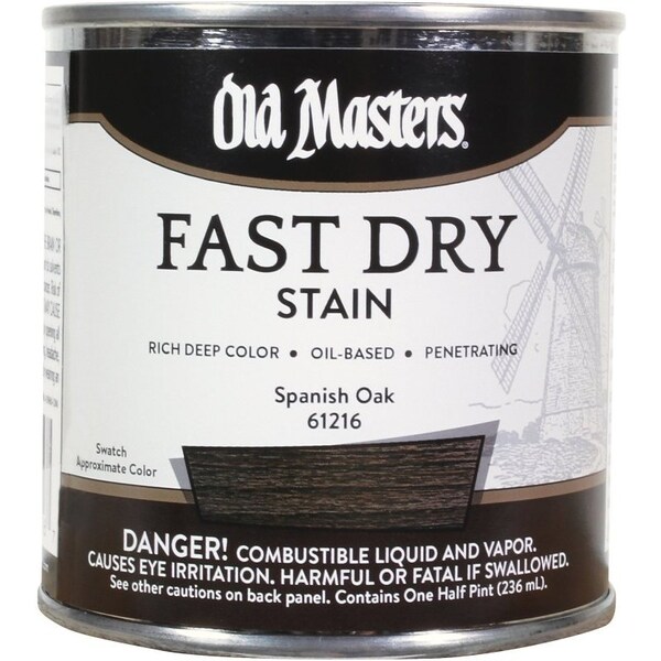 Old Masters .5Pt Fast Dry Stain Spanish Oak 61216 - main