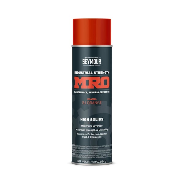 Seymour Of Sycamore MRO Industrial Spray Paint, SJ Orange 620-1432 - main