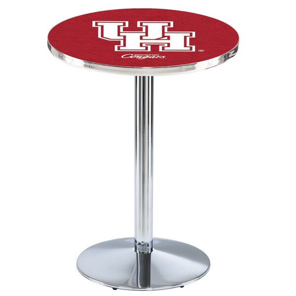 Holland Bar Stool Co 36" Chrome Houston Pub Table, 36" dia. Top L214C3636Houston - main