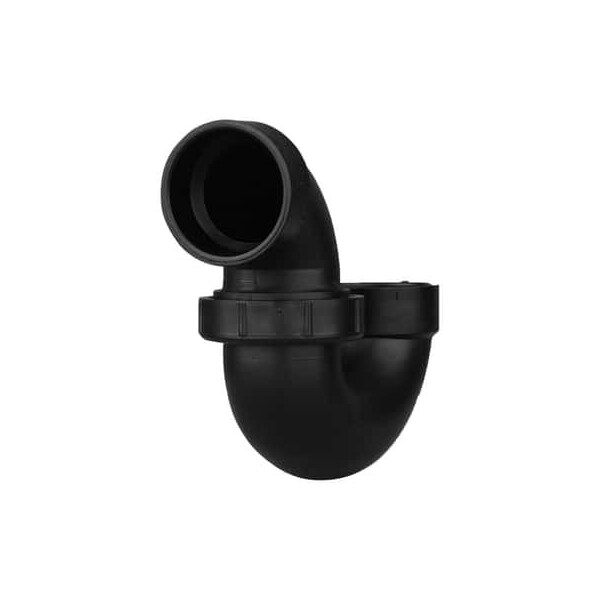 Charlotte Pipe And Foundry Charlotte Pipe 1-1/2 in. Hub X 1-1/2 in. D Hub ABS P-Trap with Union ABS00708P0600 - main